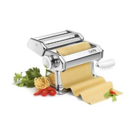 Laica Máquina para Hacer Pasta PM2000 - Máquina para Pasta Fresca Casera, 7 Posiciones, Ancho 150mm, Cromado Precio: 47.49999958. SKU: S8100019