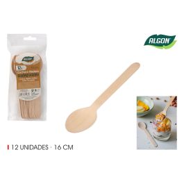 Set de 12 cucharas de madera Algon 16 cm (36 Cajas) Precio: 19.49999942. SKU: B1AL3D2T3Q