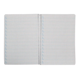 Liderpapel Cuaderno Espiral A4 Pautaguía Tapa Blanda 80 Hojas 75gr Cuadro Pautado 5mm Verde