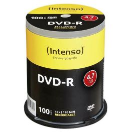DVD-R INTENSO 4101156 (100 Unidades) DVD-R INTENSO 4101156 (100 Unidades) Precio: 52.78999979. SKU: B1E3M7YHPQ