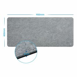 Ewent Alfombrilla Ew3185 Fieltro Antideslizante 900x400x3 mm para Ratón Óptico y Láser