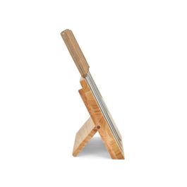 Livoo MEC136 - Juego de 5 cuchillos con hoja de acero inoxidable - Incluye soporte magnético - Medidas: 20 a 32,5 cm