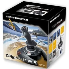 Thrustmaster 2960694 Palanca de Mando USB Analógico para PC y Playstation 3 - Negro, Rojo, Plata