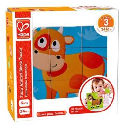 Puzle de bloques de animales de granja 13.50x13.50x4.50 cm Precio: 14.49999991. SKU: B1A3EFRLV8