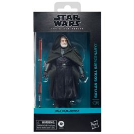 HASBRO Figura Baylan Skoll Mercenary Star Wars The Black Series 15cm Articulada con Accesorios