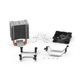 be quiet! Pure Rock Slim 2 Enfriador CPU para Procesador, Compatible con FMx, AM3/4/5, 115x, 1200, 1700, TDP 130W