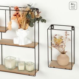 Estantería Max Home Hierro Madera MDF (2 Unidades)