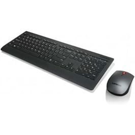 Lenovo 4X30H56823 Combo Teclado y Ratón Inalámbrico RF Español Completo, 1600 DPI Láser, Anti-derrames, Negro, para Oficina Precio: 61.68999991. SKU: B1GRRW2NQ7