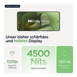 Motorola edge 60 16,9 cm (6.67") 12 GB RAM 512 GB Almacenamiento 5G Dual SIM Verde