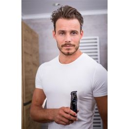 Wahl 9918-1416 Cortabarbas con y sin Cable, Cuchillas de Carbono Autoafilables, Autonomía 60 min, Precisión 2-12 mm