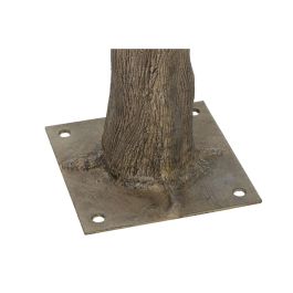 DKD Home Decor Árbol Almendro Artificial Desmontable de PE Blanco Marrón 210 cm Alto
