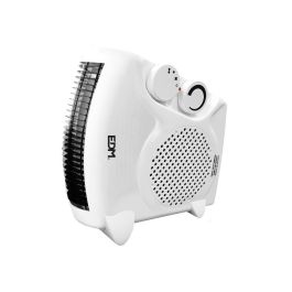 Edm Calefactor compacto modelo 2 en 1, 1000-2000W, vertical/horizontal, aire fresco, protector sobrecalentamiento