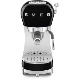 Smeg ECF02BLEU Cafetera Espresso 50s Style Manual 1.1L 15 Bares para Café Molido Negro