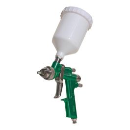 Mota Herramientas Pistola de Pintura HVLP de Gravedad con Depósito de 600 cc, Cuerpo de Aluminio, 3.5 bar Max, para Alta Viscosidad Precio: 65.94999972. SKU: S7903416