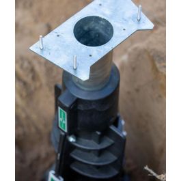 Next Green GP108 Base para punto de recarga Ø108 mm, fácil montaje, plástico reciclado