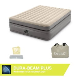 Intex Cama de Aire Queen Prime Comfort Elevated Altura 51 cm Peso Máximo 272 Kg con Bomba Eléctrica Incorporada Precio: 79.96648. SKU: B1ARJB5STN