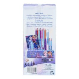Cerdá Set Papelería Coloreable Frozen - Kit Creativo de Dibujo y Pintura para Niños de 2 a 8 Años Azul Cerdá Set Papelería Coloreable Frozen - Kit Creativo de Dibujo y Pintura para Niños de 2 a 8 Años Azul
