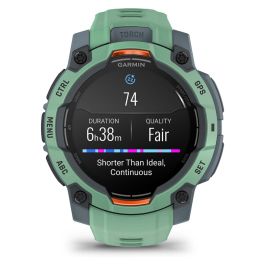 Garmin Instinct 3 AMOLED (45mm) twilight/neo tropic Reloj Inteligente GPS para Deporte con Pantalla AMOLED Táctil Unisex