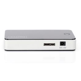 Digitus Hub USB 3.0 de 4 Puertos con Adaptador de Corriente, Negro