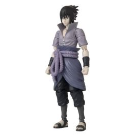Bandai Figura Anime Heroes Naruto Uchiha Sasuke - 17cm, 16+ puntos de articulación