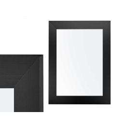 Giftdecor Espejo 39x49 cm con Marco Negro de Madera MDF y Vidrio (Set de 6)