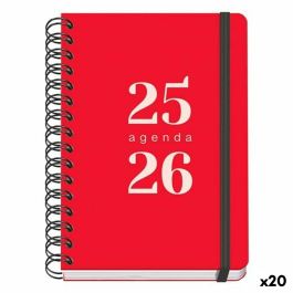 Agenda DOHE GRAMMAR Rojo A5 150 x 210 mm 2025-2026 (20 Unidades) Agenda DOHE GRAMMAR Rojo A5 150 x 210 mm 2025-2026 (20 Unidades)