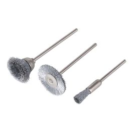 Cepillo mini de alambre de acero, juego 3 piezas Precio: 5.89000049. SKU: B1HM2XRCZ2