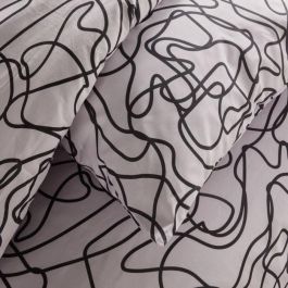 Juego de cama - TODAY Crazy - Estampado gráfico - 2 personas - 220 x 240 cm - Blanco
