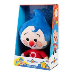 Plim Plim Peluche Musical Payaso 30 cm con Luz y Sonido, Incluye Pilas LR44, a partir de 0 meses