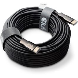 Club 3D CAC-1393 Cable HDMI a HDMI 2.1 Óptico Activo 8K60Hz UHD 50 Metros Negro