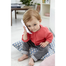 TALDEC Infini Fun Smartphone Educativo Bilingüe para Bebés y Niños a Partir de 12 Meses con 4 Modos de Juego