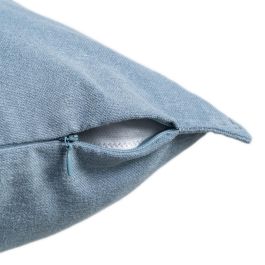 Cojín Azul 85%Algodón-15%Lino Decoración 60 X 60 cm