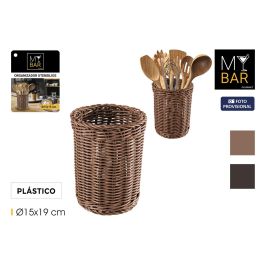 Inde Organizador Utensili. Pp Rattan Red. 14.9 cm Ancho x 19.3 cm Alto x 15 cm Largo Precio: 38.69000047. SKU: B1CGKQDLNG