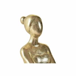 Figura Glam DKD Home Decor Dorado Gris Oscuro 23 x 32 x 21.5 cm