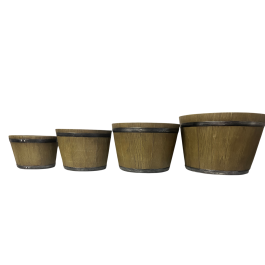 DKD Home Decor Macetero Cottage Marrón Magnesia 53 x 35.5 x 53 cm Set de 4 unidades DKD Home Decor Macetero Cottage Marrón Magnesia 53 x 35.5 x 53 cm Set de 4 unidades Precio: 109.99026929. SKU: B187C5F8MR
