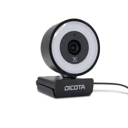 DICOTA Webcam Ringlight 5MP Negra para Streaming y Videoconferencias