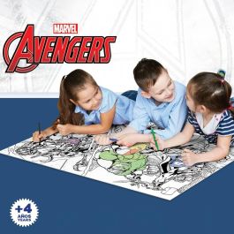 Puzzle Infantil The Avengers Doble cara 108 Piezas 70 x 1,5 x 50 cm (6 Unidades)