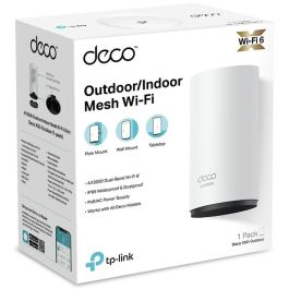 TP-LINK Deco X50-Outdoor Wi-Fi 6 Doble Banda (2.4 GHz / 5 GHz) Sistema de Malla Blanco DECO X50-OUTDOOR(1-PACK)
