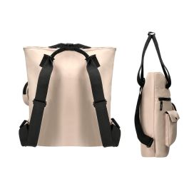 Mochila Antartik Bolso Flip Bag Con Acolchado Para Portatil 15'' Beige 400x120x390 mm