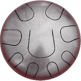Metal Spirit Tongue Drum C Major - Crimson Burst Metal Spirit Tongue Drum C Major - Crimson Burst
