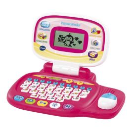 V-Tech 80-155457 Ordenador portátil infantil Rosa con teclado ABC, ratón direccional y 20 actividades educativas. Para +3 años, español. Precio: 30.50000052. SKU: S2400484