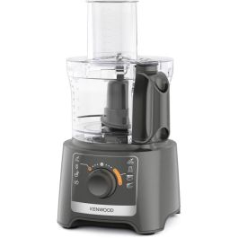 Kenwood FDP31.020GY Robot Multifunción con 800W de Potencia, Bol de 2.1L, 2 Velocidades, Función Pulso y Accesorios