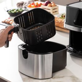 Freidora de Aire InnovaGoods Fryinn Pro 5500 Negro 1700 W 5,5 L Acero Inoxidable Freidora de Aire InnovaGoods Fryinn Pro 5500 Negro 1700 W 5,5 L Acero Inoxidable