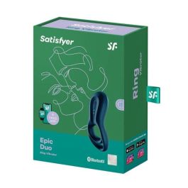 Satisfyer Epic Duo Anillo Vibrador Azul para Hombre Precio: 29.6899999. SKU: SLC-89441