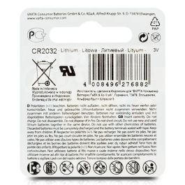 Varta CR2032, Lithium, 3V, 230 mAhSilver Varta CR2032, Lithium, 3V, 230 mAhSilver