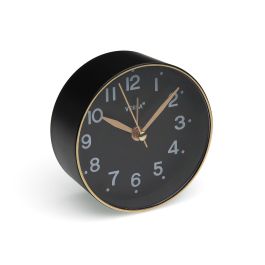 Reloj-Despertador Versa Negro Plástico Reloj-Despertador Versa Negro Plástico