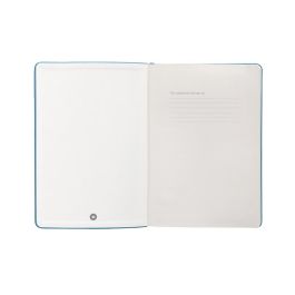 Cuaderno Con Gomilla Antartik Notes Tapa Dura A4 Hojas Rayas Azul Claro 100 Hojas 80 gr Fsc