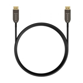 AISENS - CABLE DISPLAYPORT AOC V1.4 8K@60HZ 4K@120Hz 4:4:4 32.4GBPS, DP/M-DP/M, NEGRO, 10M