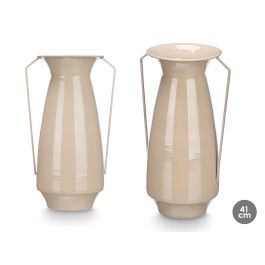 Giftdecor Jarrón Cónico 41 cm Marrón Claro - Metal Hierro (4 Unidades) Precio: 93.49999967. SKU: B153TAKJS7