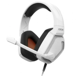 Krom Auriculares Gaming Kopa Pro NXKROMKOPAPROWH con Micrófono Jack 3.5mm Estéreo Blancos Compatibles PC PS4 PS5 Switch Smartphones Tablets Precio: 24.50000014. SKU: B12CK3ZFTM